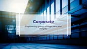 Corporate Background PowerPoint And Canva Template