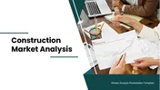 Get Our Construction Market Analysis PPT And Canva Template