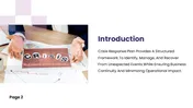 Crisis Response Plan Template For PPT And Google Slides