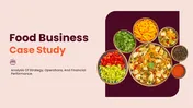 Use This Food Business Case Study PPT And Canva Template