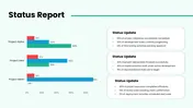 Use This Status Reporting PowerPoint And Canva Template