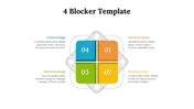 4 Blocker PowerPoint Presentation and Google Slides Themes