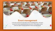 Free Event Management PowerPoint And Google Slides Template