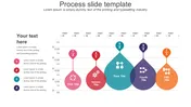 Innovative Free Process Infographic Slide Template
