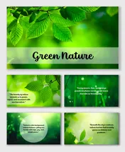 Green Nature Background PowerPoint And Google Slides