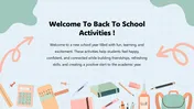 Back To School Activities PowerPoint Presentation