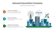 Cluster Network PowerPoint Template and Google Slides