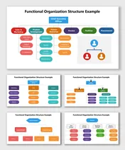 Functional Table Of Organization PPT And Canva Template