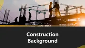 Construction Background Image PPT And Canva Template
