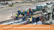 Construction Work Background PPT And Canva Template