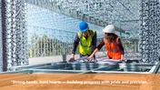 Construction Work Background PPT And Canva Template