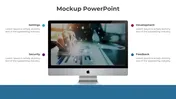 Computer Screen PowerPoint Template and Google Slides
