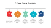 5 Piece Puzzle Presentation And Google Slides Templates