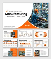 Slides Examples Manufacturing Professional Lean Manufacturing PowerPoint Slide Themes