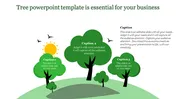 Tree PowerPoint Template for Presentation and Google Slides