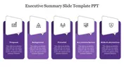 Editable Executive Summary PPT Template and Google Slides