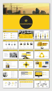 Creative Building Construction PPT Presentations Design