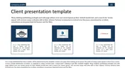 Our Client PPT Presentation Template & Google Slides