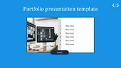 Explore Our Portfolio PPT And Google Slides Template
