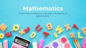 Mathematics Background PPT and Google Slides Templates