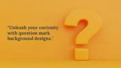 Question Mark Background For PPT And Google Slides Themes