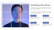 Add To Cart Grid Theme PowerPoint Presentation Template