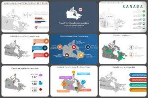 Free Canada Map Google Slides Themes & PPT Templates