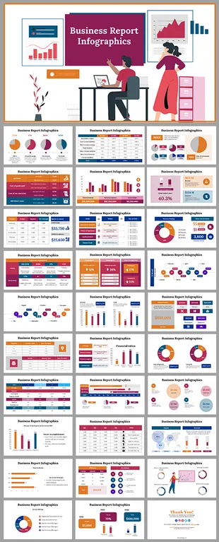 Weekly Report PPT Presentation and Google Slides Templates