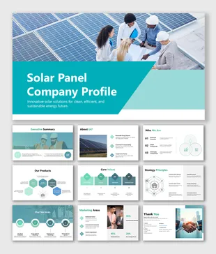 Infosys Company Profile PPT Template for Google Slides