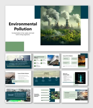 Free Environmental Pollution PPT Templates & Google Slides