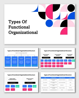 Functional Organizational Structure PPT, Canva, And Google Slides