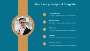 Free About Me PowerPoint Template and Google Slides Themes