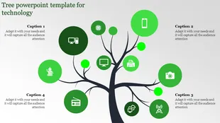 Editable Tree PowerPoint Template and Google Slides
