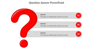 Question Answer PowerPoint Template and Google Slides