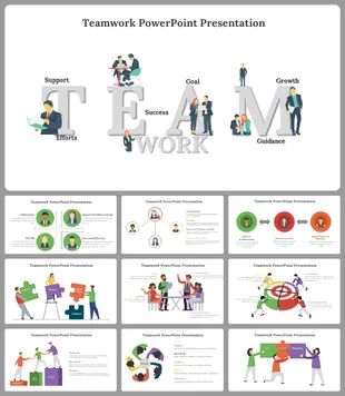 Manpower PowerPoint Presentation Template and Google Slides