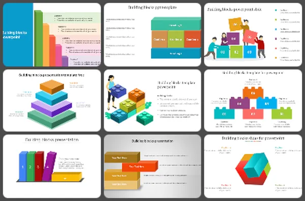 Free Building Blocks PowerPoint Templates And Google Slides