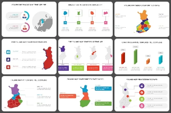 Finland Map PowerPoint Templates