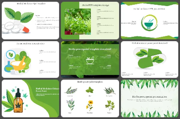 Herbal Medicine PowerPoint Templates