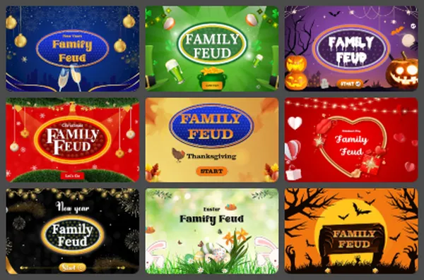 Holiday Family Feud PowerPoint Templates