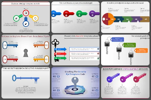 Free Key Hole And Key Google Slides & PowerPoint Templates