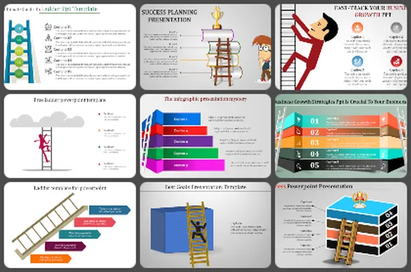 Ladder Powerpoint Image Free Ladders Google Slides Themes & PowerPoint Templates