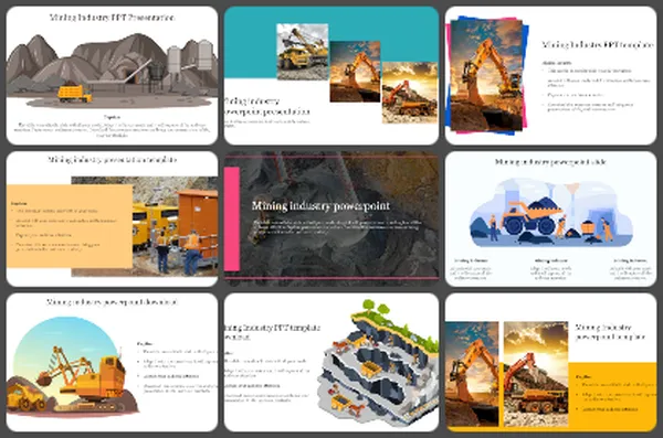 Buy Mining Industry PowerPoint And Google Slides Templates