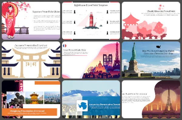 Places Powerpoint Templates
