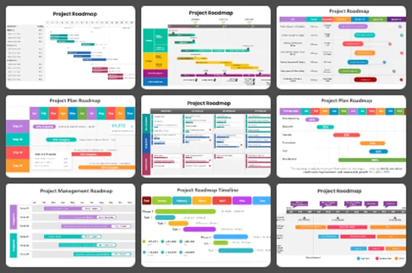 Project Roadmap PowerPoint Templates