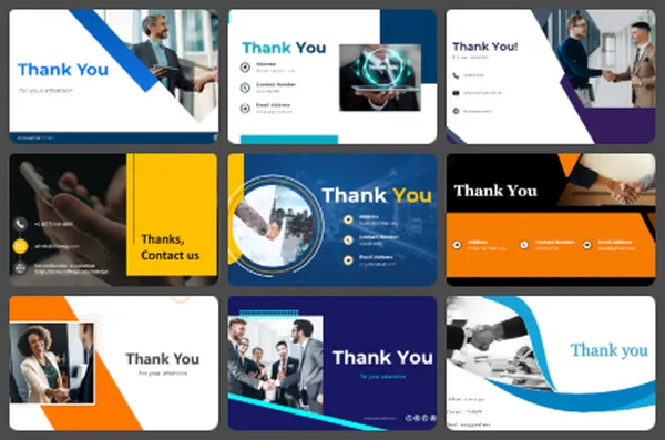 Sales and Marketing Thank You PowerPoint Templates