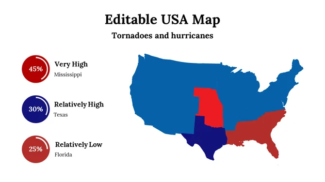 Editable USA Map slide6