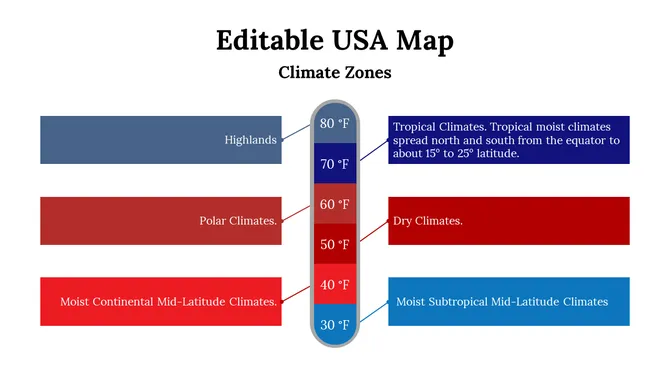 Editable USA Map slide18