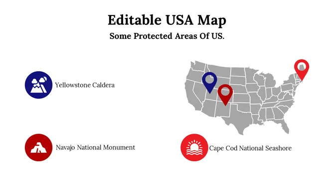 Editable USA Map slide26