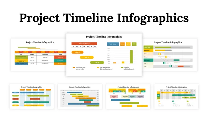 Project Timeline Infographics slide 2