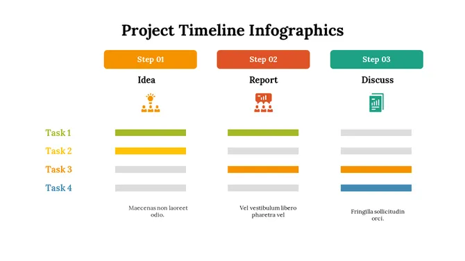 Project Timeline Infographics slide 7